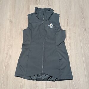 New Port Authority Tokyo 2020 Olympics NBC Vest Womens Medium Gray Full Zip